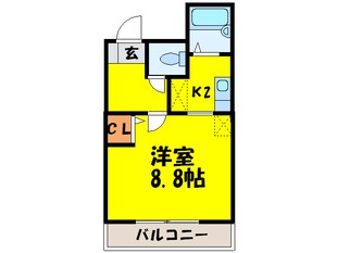 ＭＳＣ大橋の物件間取画像